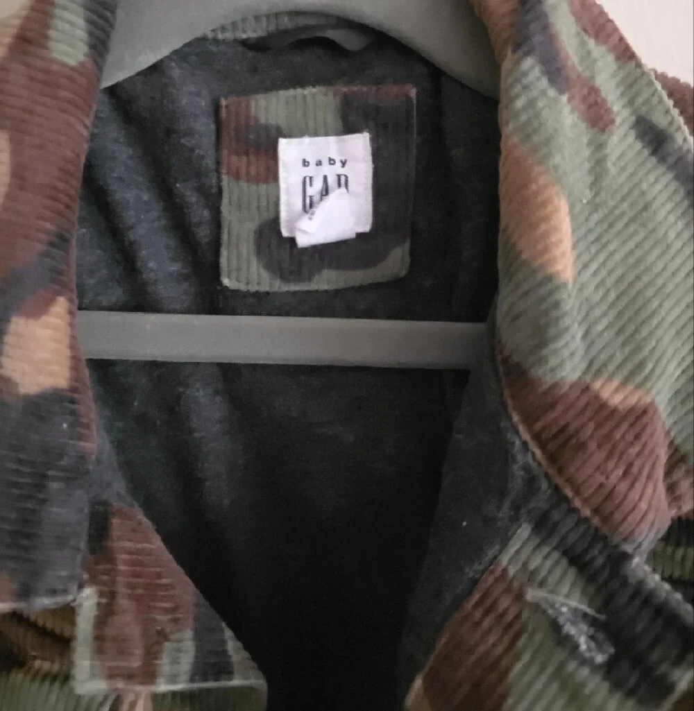 Gap Kids Size 3 Kids' Camouflage Utility Jacket - Green Camo